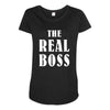 The Boss - The Real Boss Maternity Scoop Neck T-shirt
