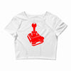 joystick game Crop Top