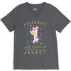 UNICORNS ARE BORN IN AUGUST V-Neck Tee