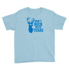 don't buck with texas funny Youth Tee