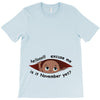 November Peeking Out Baby Boy T-Shirt