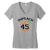Impeach 45 Women's V-Neck T-Shirt