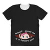 January Peeking Out Baby Girl All Over Women's T-shirt