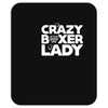crazy boxer lady Mousepad