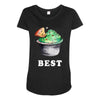 Best Friends Tacos Maternity Scoop Neck T-shirt