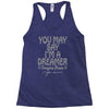 ohn lennon you may say... Racerback Tank