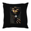 burton's scream Throw Pillow