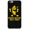 peanut butter jelly time banana iPhone 6/6s Case