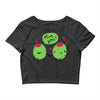 olive you Crop Top