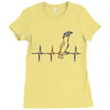 my heart beats for parrots Ladies Fitted T-Shirt