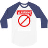 zombie  do not feed the zombies fun 3/4 Sleeve Shirt