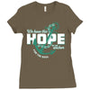 We Have This Hope As An Anchor For The Soul Ladies Fitted T-Shirt