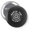 science march Pin-back button