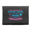 I Love Someone with Thyroid Cancer to The Moon and Back to Infinity Accessory Pouches