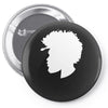 questlove afro the roots rap Pin-back button