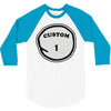 personalized custom 3/4 Sleeve Shirt