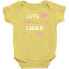 Happy Fathers Day Daddy Baby Bodysuit