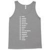 beard length chart funny professor grandpa mustache humor Tank Top