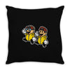 paper bad duo Throw Pillow