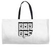 pop off square Weekender Totes