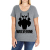 wolverine 2 Ladies Curvy T-Shirt
