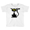 black cat Toddler T-shirt