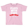 Plays With Cars Toddler T-shirt