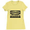 may contain alcohol Ladies Fitted T-Shirt