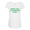 drink like Maternity Scoop Neck T-shirt