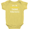 It's An Immunology Thing, You Wouldn't Understand Infant Clothing