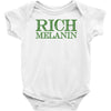 rich melanin Baby Bodysuit