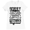 This Girl Is Taken By A Super Sexy December Boyfriend Ladies Fitted T-Shirt
