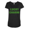 lucky charm Maternity Scoop Neck T-shirt