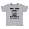 Super July Girl Toddler T-shirt