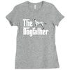 the dogfather dalmatian white Ladies Fitted T-Shirt