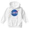 lies nasa logo Youth Hoodie