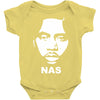 nas face Baby Onesie