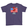 bacon american flag dab Youth Tee