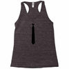 skinny white tie hipster cool school funny awesome geek shirt t shirt Racerback Tank