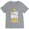 i like big monster cars V-Neck Tee