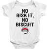 no risk it, no biscuit Baby Onesie