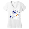 scarebear Women's V-Neck T-Shirt