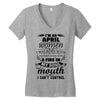 I Am An April Women Women's V-Neck T-Shirt