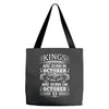 Real Kings Are Born On October 13 Tote Bags