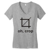 oh crop Women's V-Neck T-Shirt
