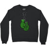 liver cancer boxing glover Crewneck Sweatshirt
