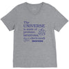 The Universe Is Made Of Protons Neutrons Elektrons And Morons V-Neck Tee