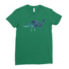 Princess Dinosaur Ladies Fitted T-Shirt