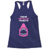 Feed Me and Tell Me I'm Pretty Baby Girl Racerback Tank