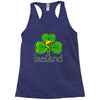 ireland shamrock Racerback Tank